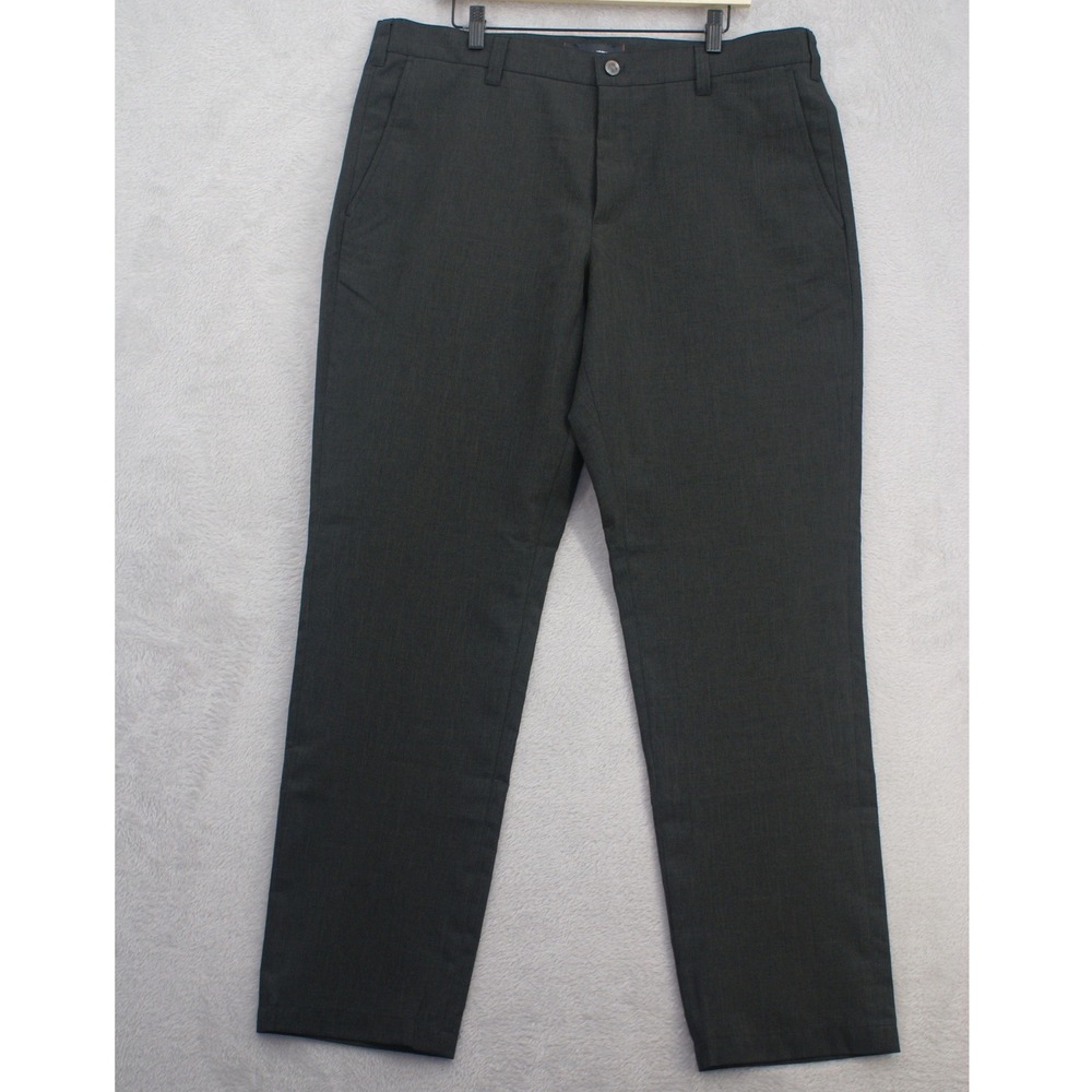 Bluffworks Original Regular Fit Travel Pants Mens 38x32 Gray Technical Trousers